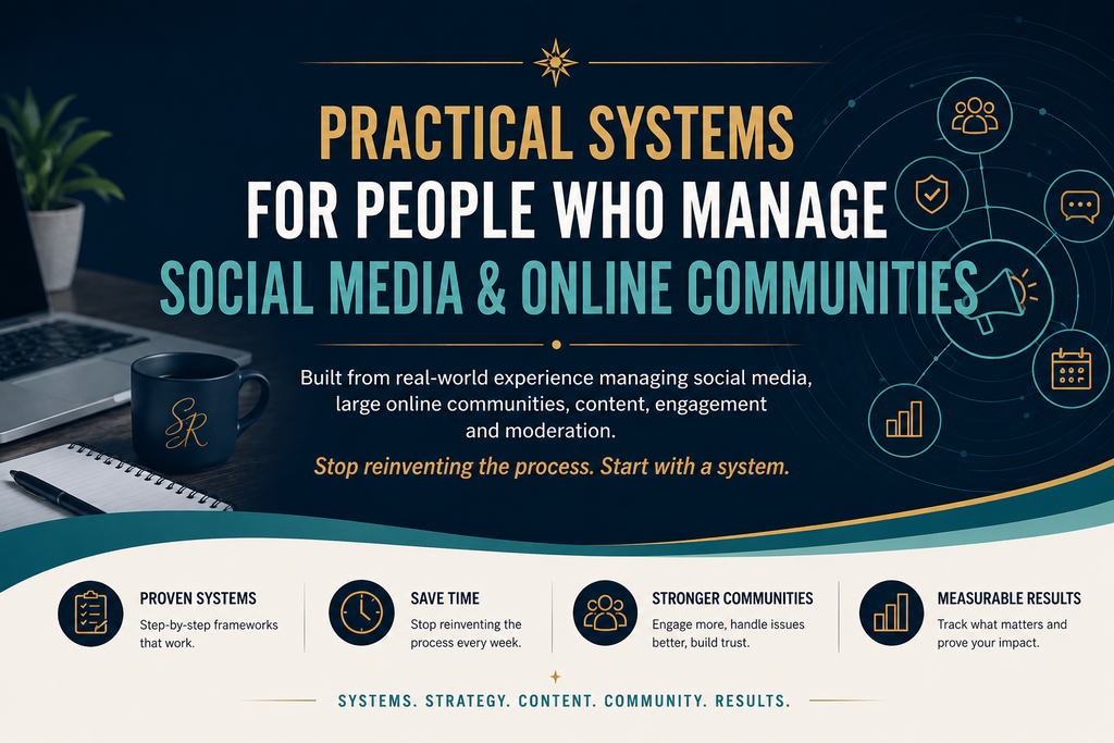 Social Command OS and Community Command OS resources for social media and online community managers.